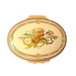 Halcyon Days The 1st Metropolitan Opera England Enamel Trinket Box Gilded Age